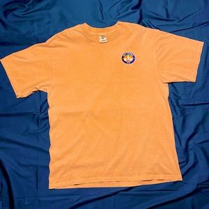 West Virginia USA Medium Orange Colored Shirt. Size XL.